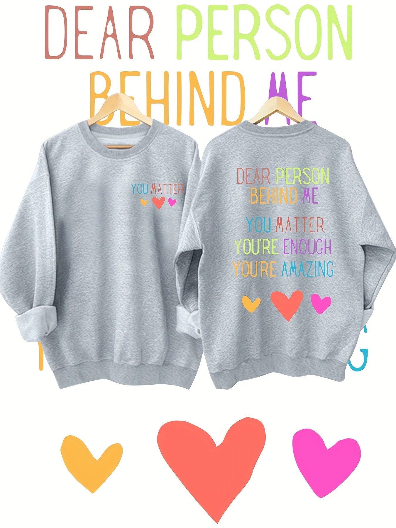 You Matter Womens Crew Neck Sweatshirt