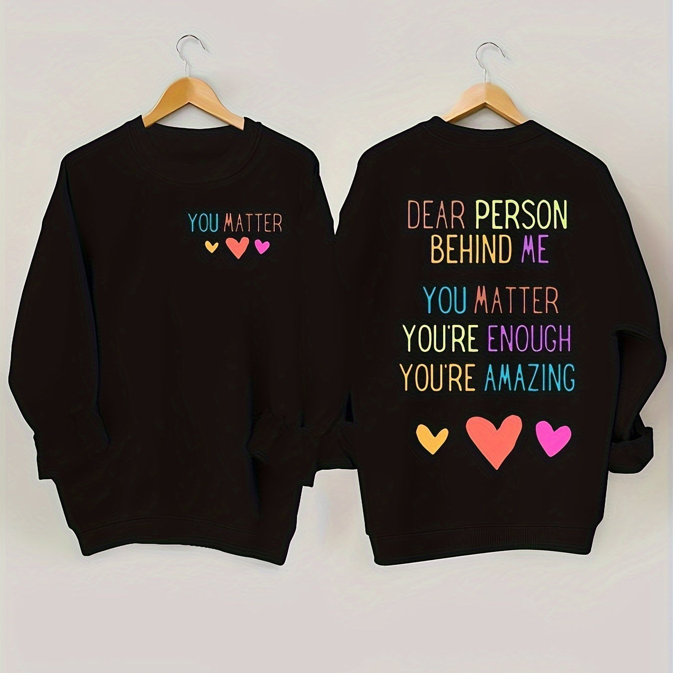 You Matter Womens Crew Neck Sweatshirt