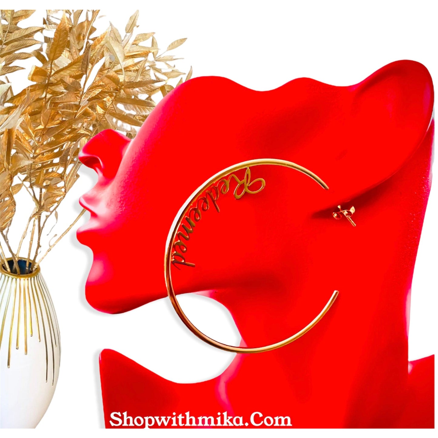90's-Redeemed Gold Hoop Earrings