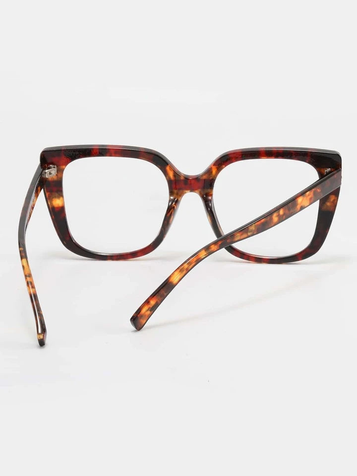 "Fire & Ice "Red/ Blue Cat Eye Fashion Glasses Frames