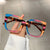 "My Mood"Pink/ Blue Cat Eye Fashion Glasses Frames