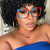 The Meta-Red/ Blue Cat Eye Fashion Glasses Frames