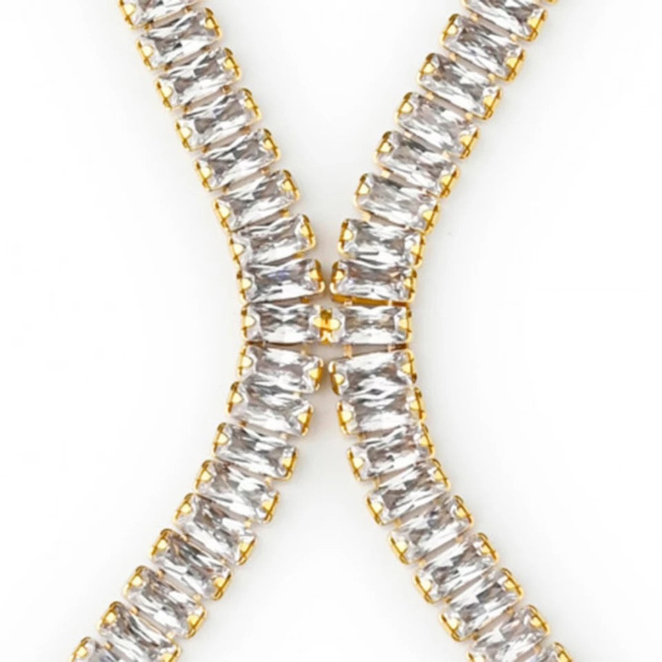 2 Pieces Luxury Rhinestone High Heels Anklet Jewelry Bracelets